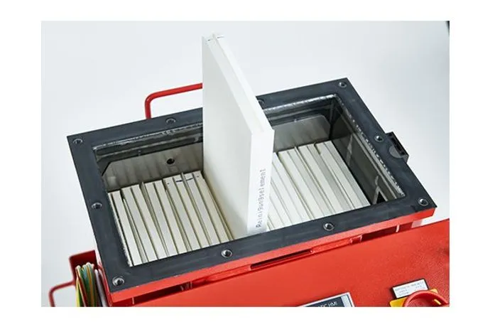Electrostatic oil cleaner paper pack in its housing